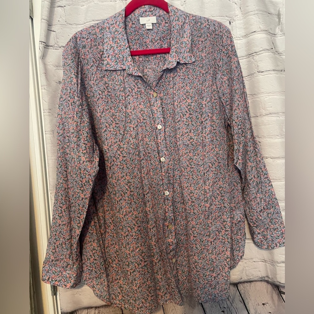 J.Jill floral blouse